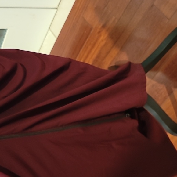 City Chic Zip Front Dress in Wine (Burgundy) - Picture 4 of 6